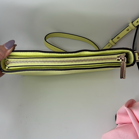 Kate Spade yellow saffiano leather crossbody - Picture 5 of 8
